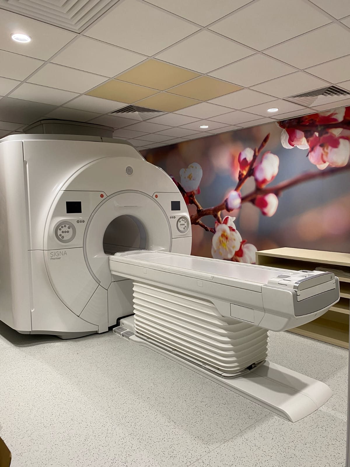 MRI machine in a modern medical facility